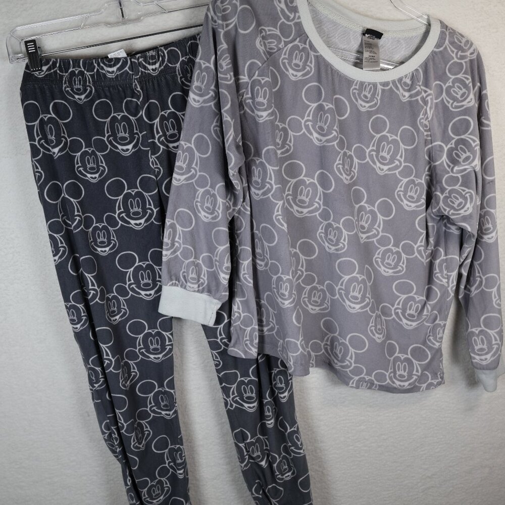 Disney Mickey Mouse Woman's 2‎ piece Pajamas Size Large